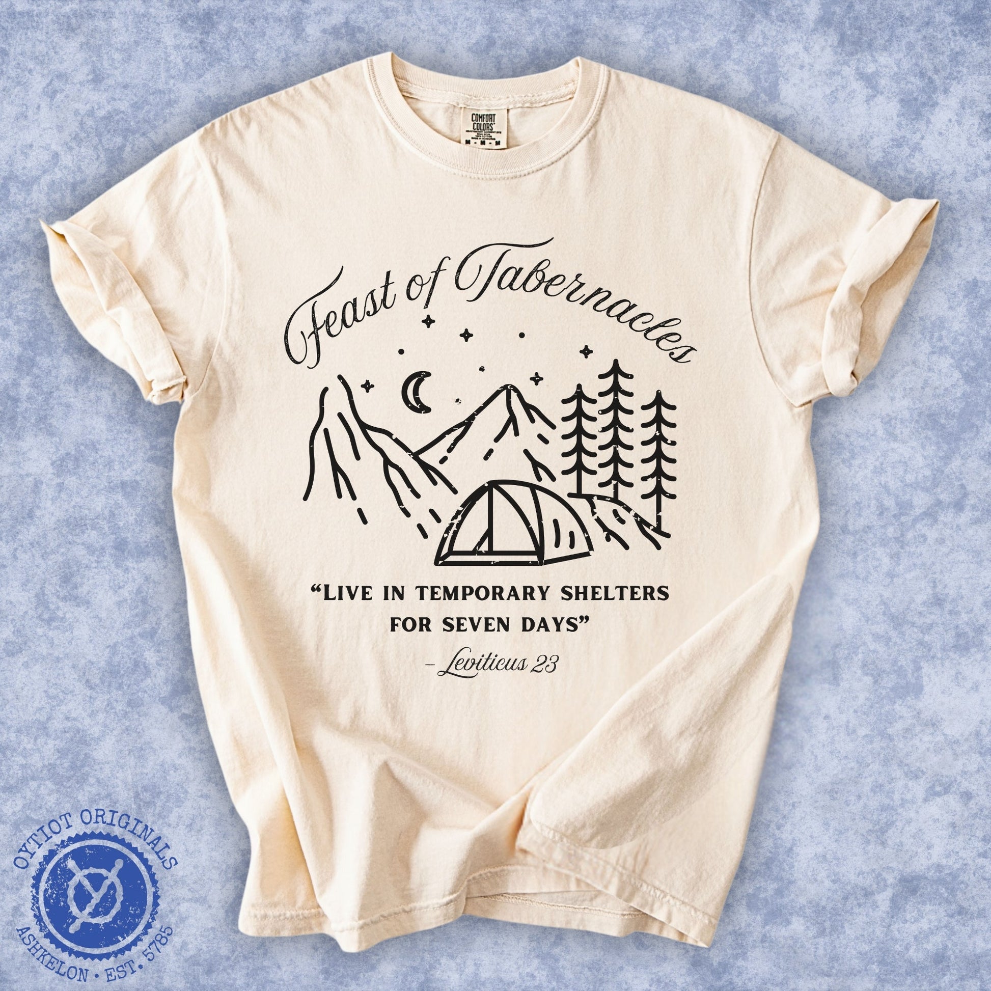 Feast Of Tabernacles | Sukkot Washed T-shirt - Oytiot