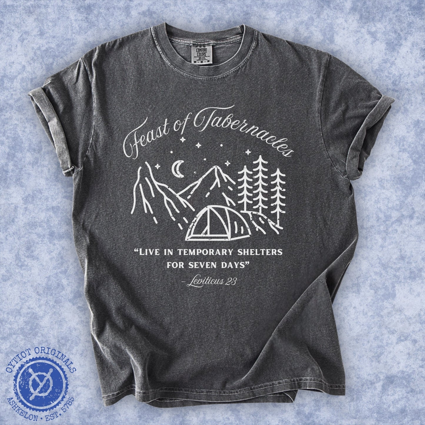 Feast Of Tabernacles | Sukkot Washed T-shirt - Oytiot