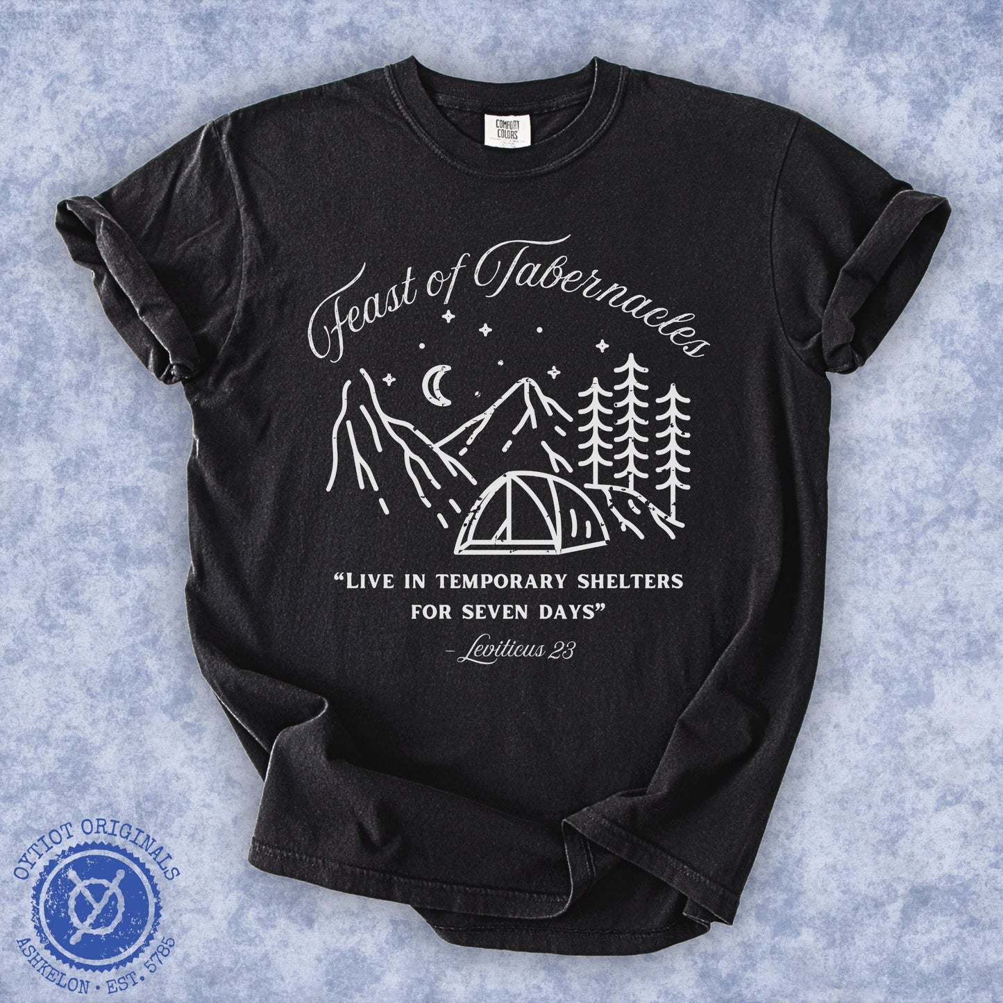Feast Of Tabernacles | Sukkot Washed T-shirt - Oytiot