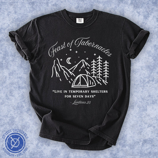 Feast Of Tabernacles | Sukkot Washed T-shirt - Oytiot