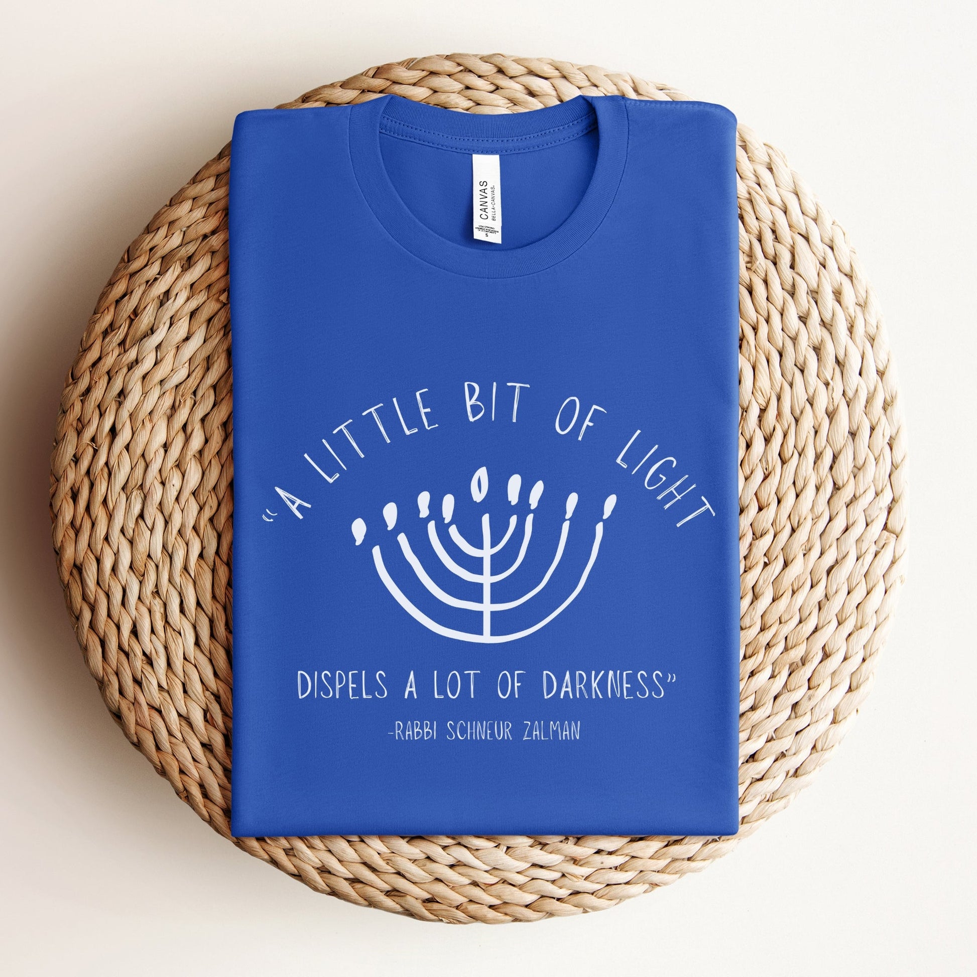 Hanukkah Rabbi Schneur Zalman Quote T-shirt - Oytiot