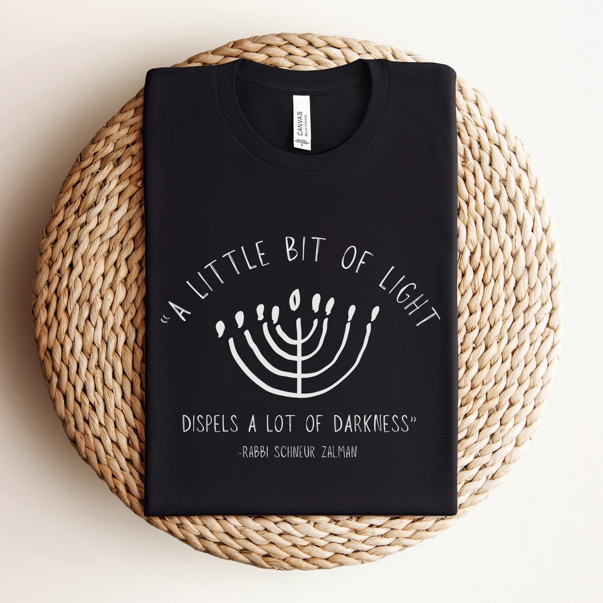 Hanukkah Rabbi Schneur Zalman Quote T-shirt - Oytiot
