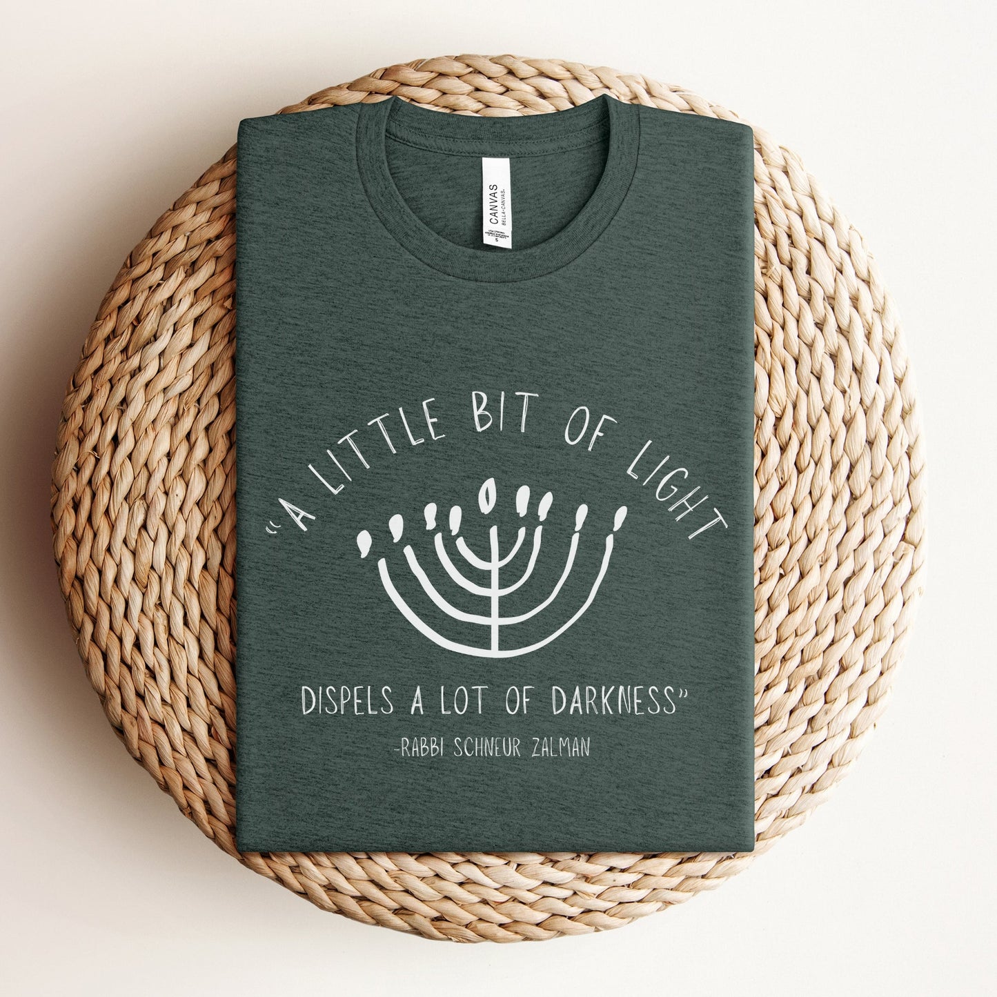 Hanukkah Rabbi Schneur Zalman Quote T-shirt - Oytiot