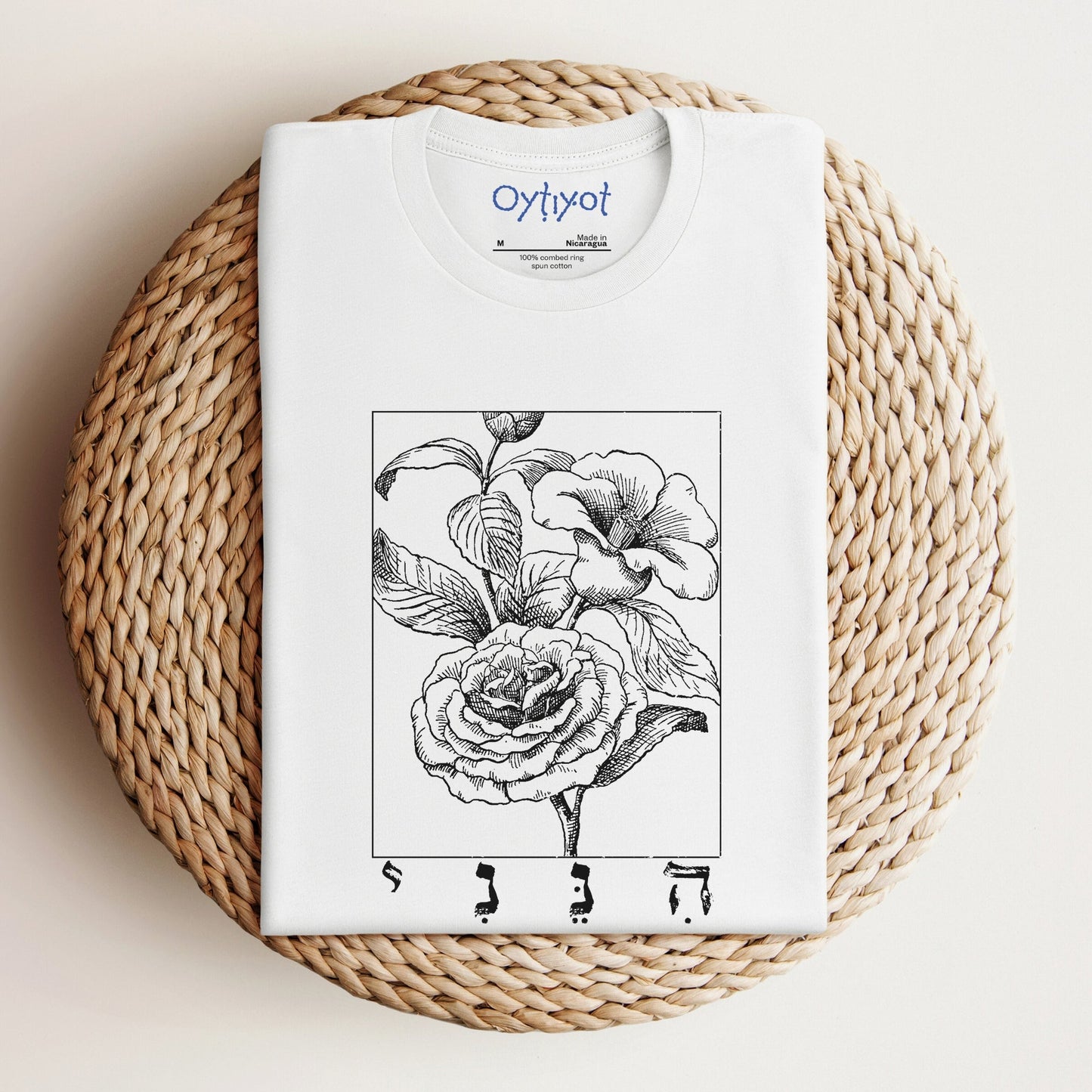 הנני | Here I Am In Hebrew T-shirt - Oytiot
