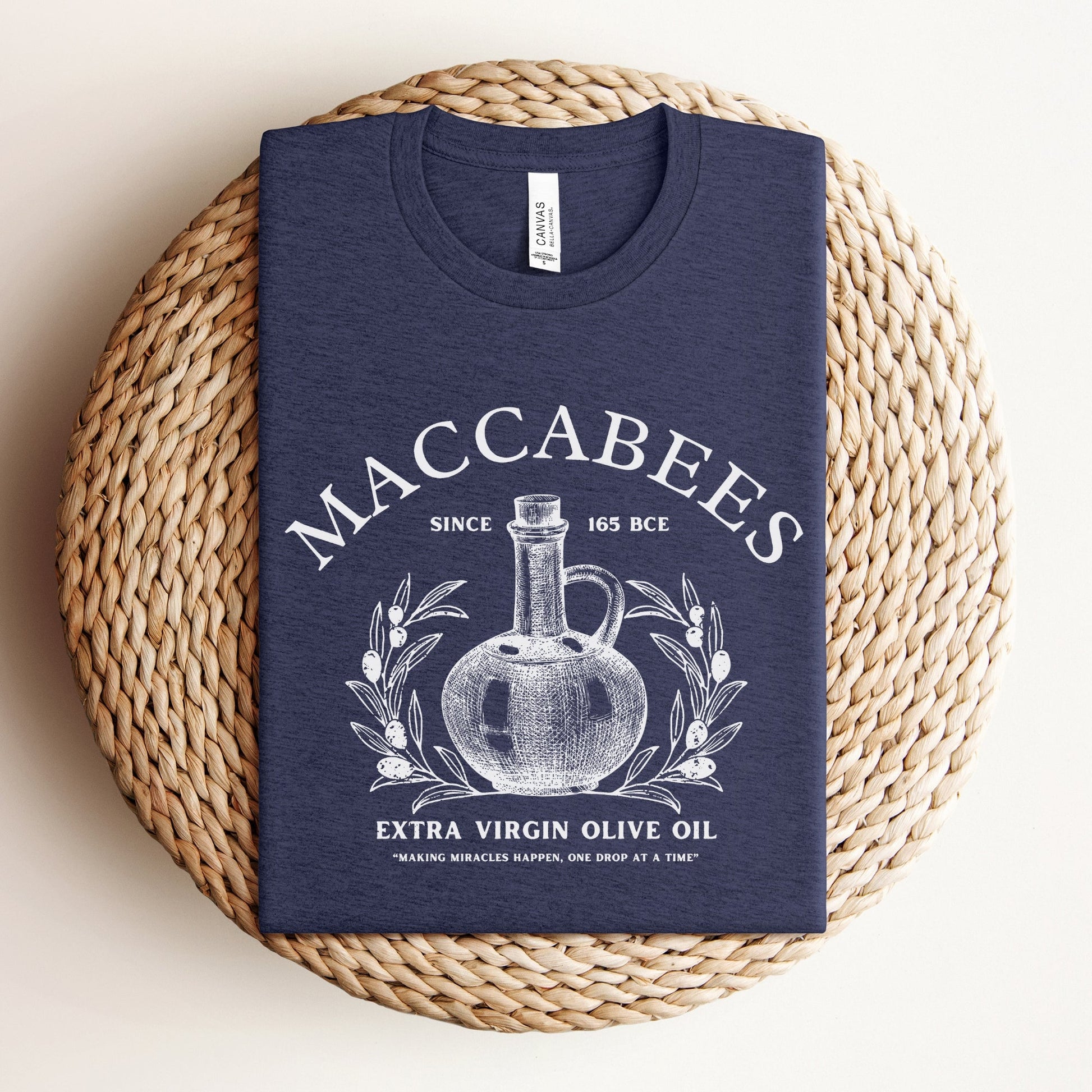 Humoristic Jewish T-shirt | Maccabees Olive Oil - Oytiot