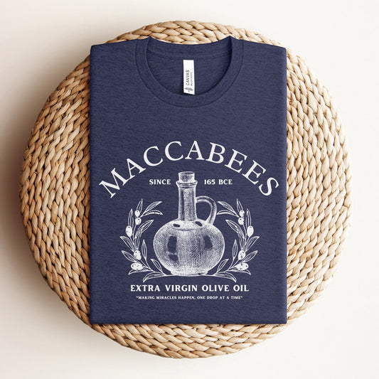 Humoristic Jewish T-shirt | Maccabees Olive Oil - Oytiot