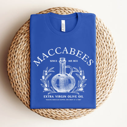 Humoristic Jewish T-shirt | Maccabees Olive Oil - Oytiot
