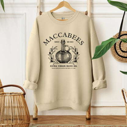 Maccabees Oil Humoristic Hanukkah Sweatshirt - Oytiot