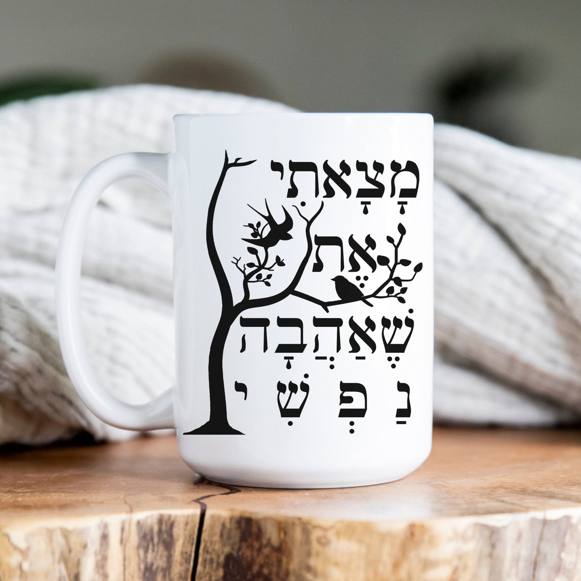 מצאתי את שאהבה נפשי | Hebrew Mug - Oytiot