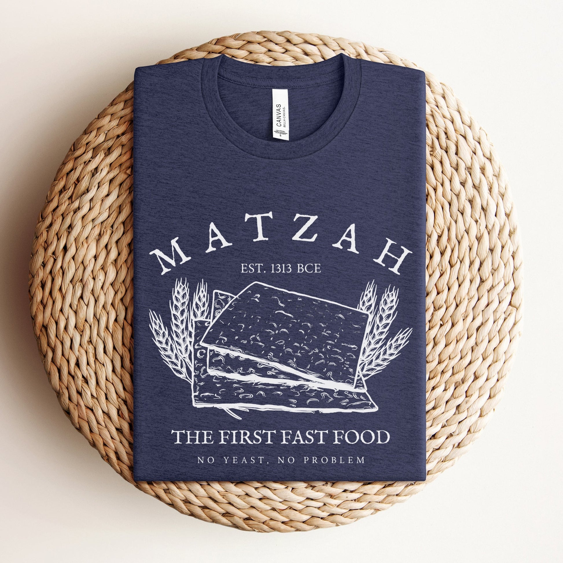 Matzah The First Fast Food | Funny Passover T-shirt - Oytiot