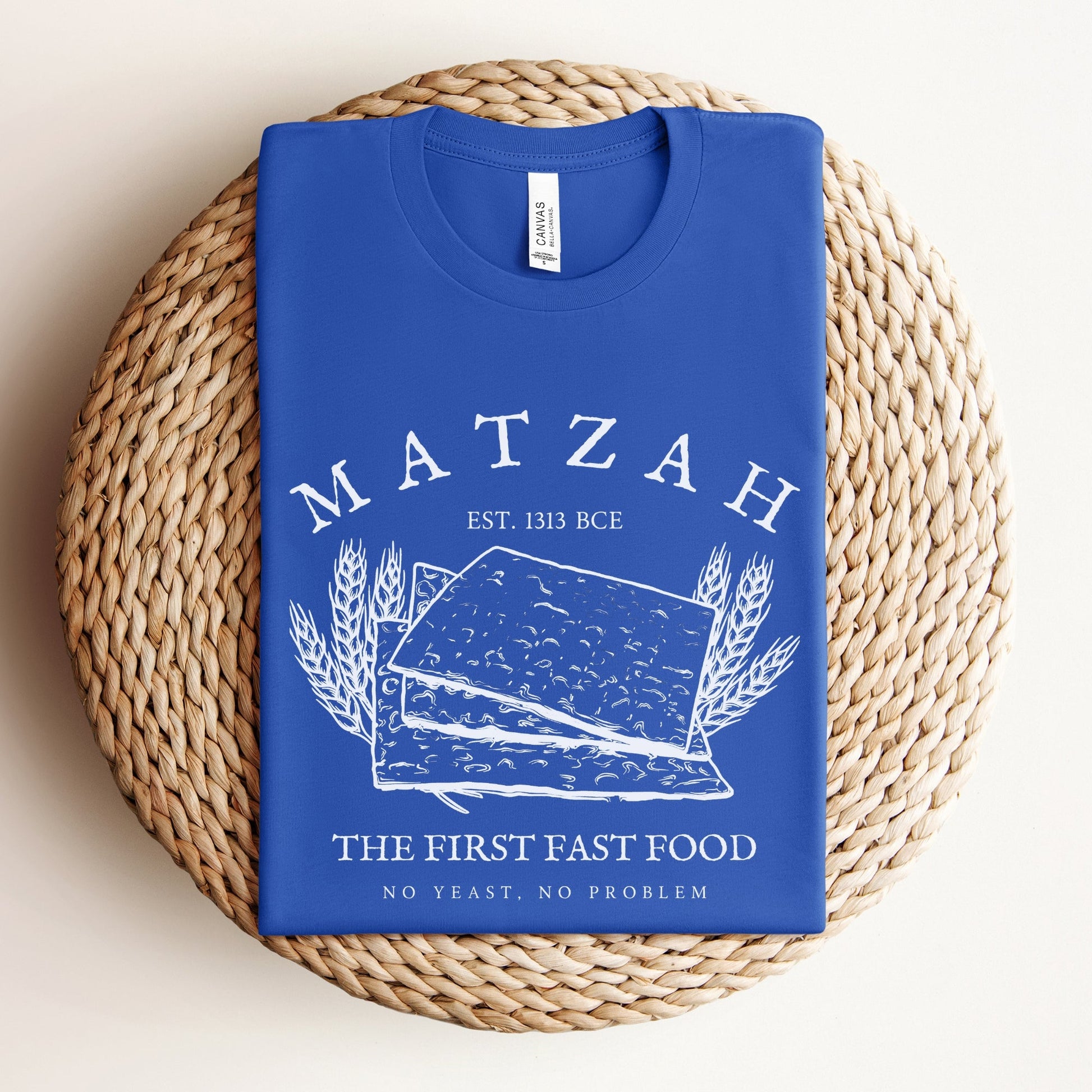 Matzah The First Fast Food | Funny Passover T-shirt - Oytiot