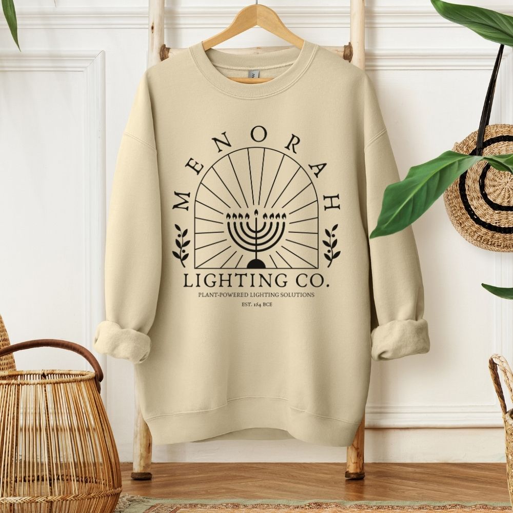 Menorah Lighting Co. | Hanukkah Humor Sweatshirt - Oytiot