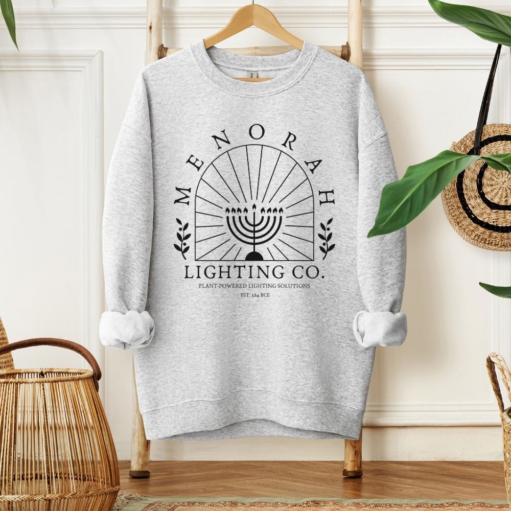Menorah Lighting Co. | Hanukkah Humor Sweatshirt - Oytiot