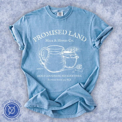 Milk & Honey Co. | Jewish Humor Shavuot Washed T-shirt - Oytiot