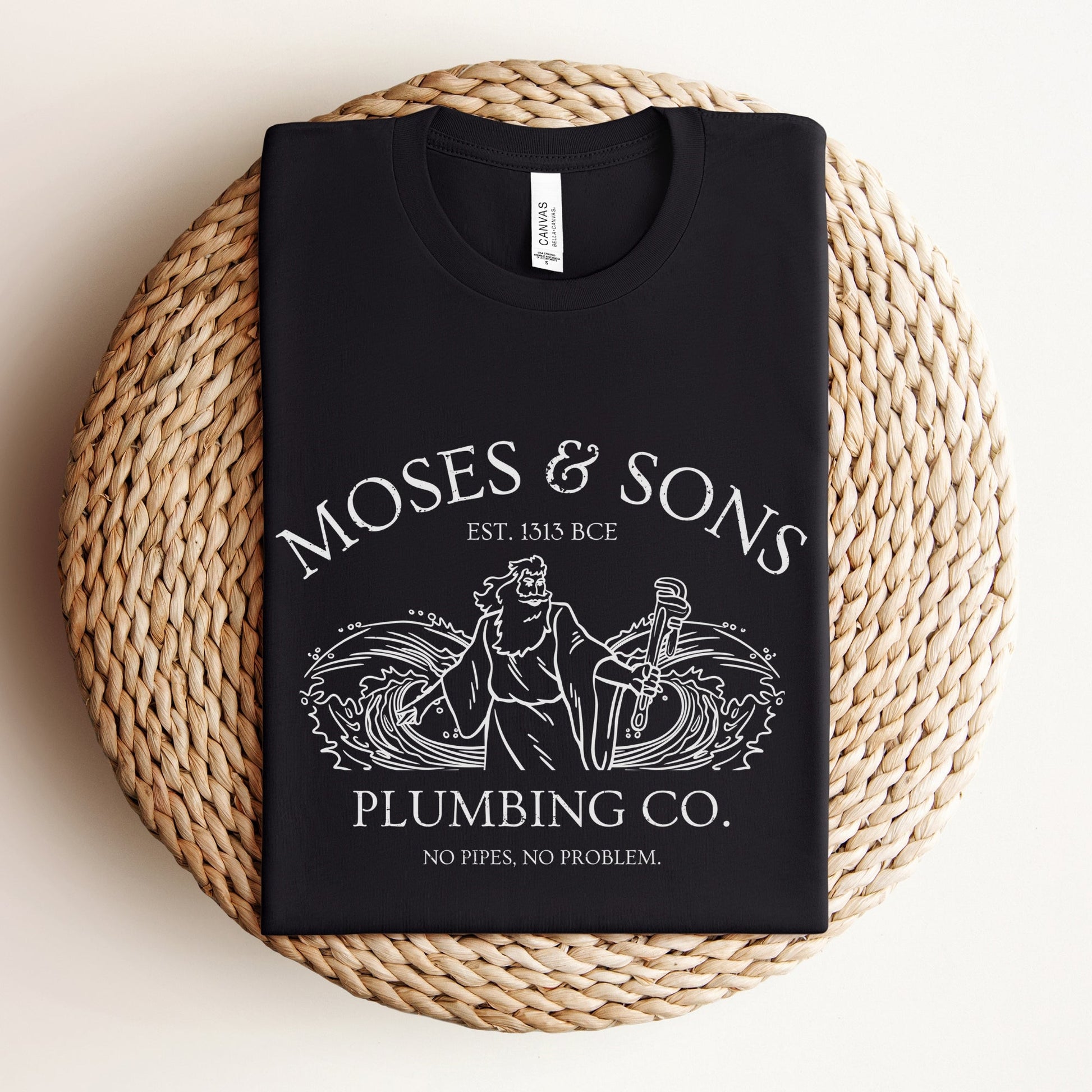Moses Plumbing Company | Funny Jewish Passover T-shirt - Oytiot