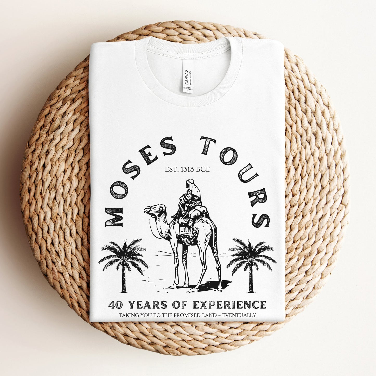 Moses Tours | Jewish Humor Passover T-shirt - Oytiot