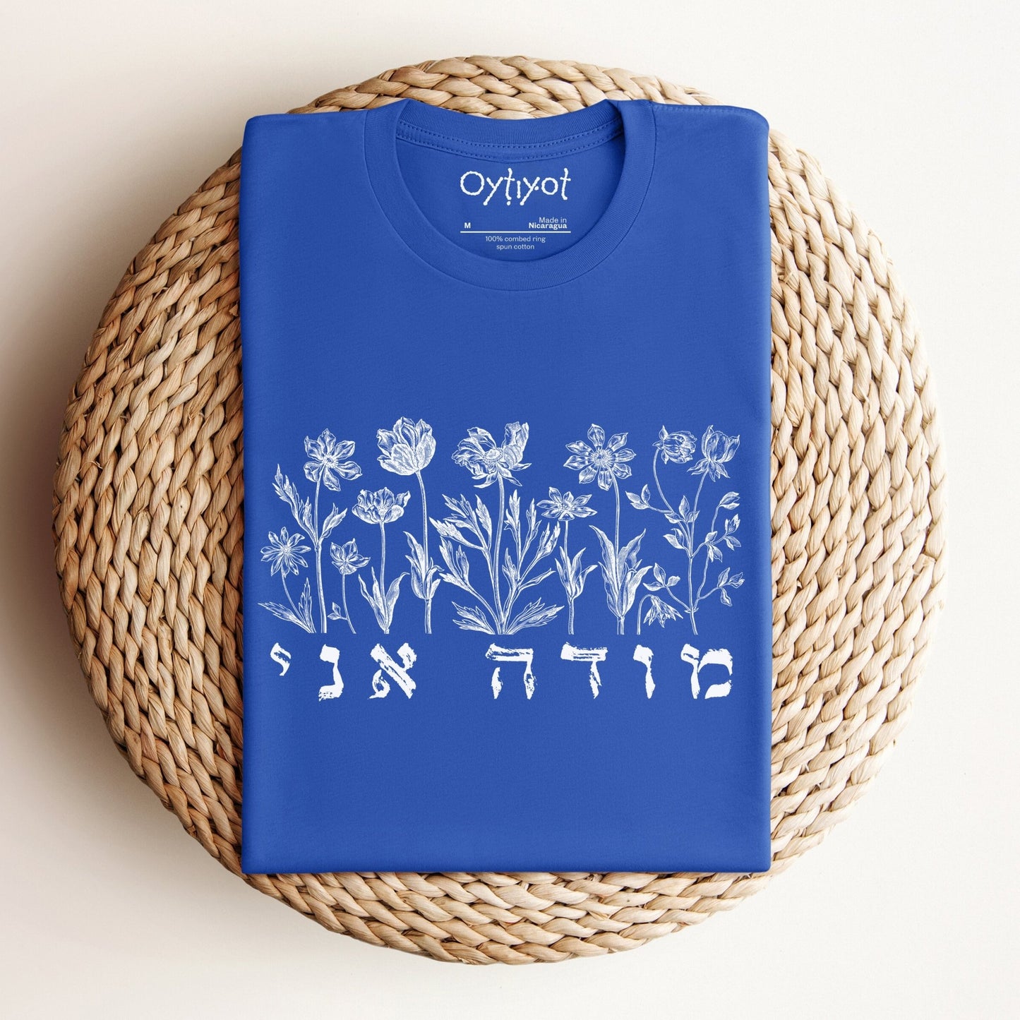 מודה אני | Hebrew T-shirt - Oytiot