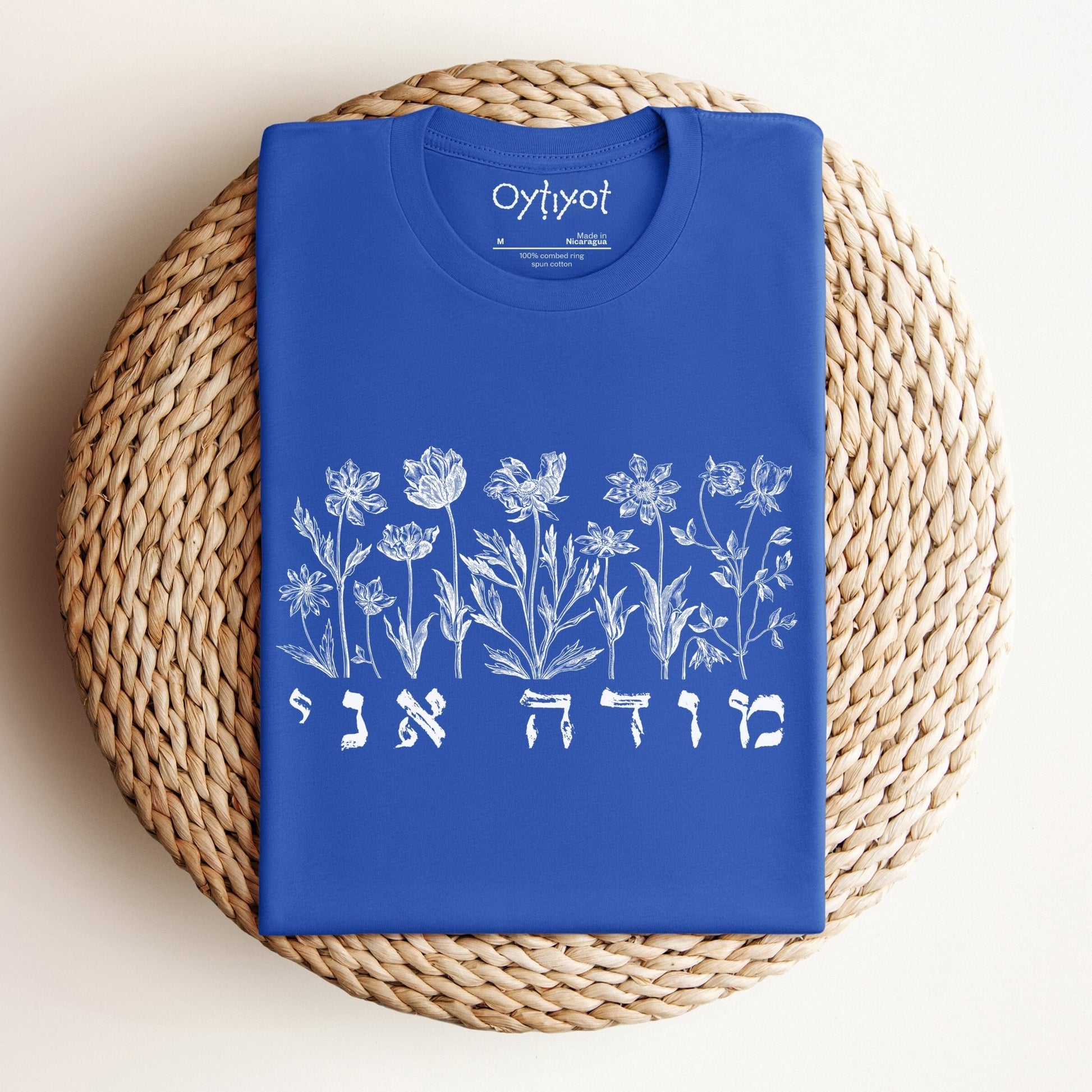 מודה אני | Hebrew T-shirt - Oytiot