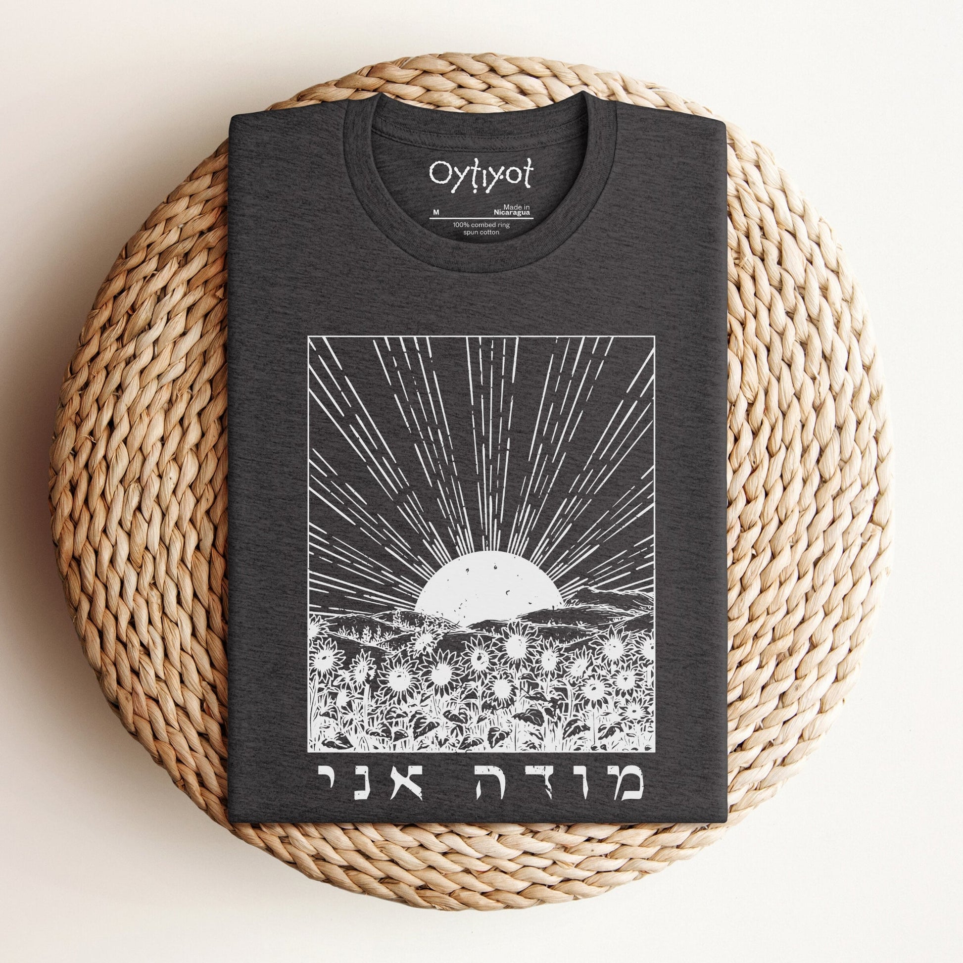 מודה אני | Modeh Ani In Hebrew T-shirt - Oytiot
