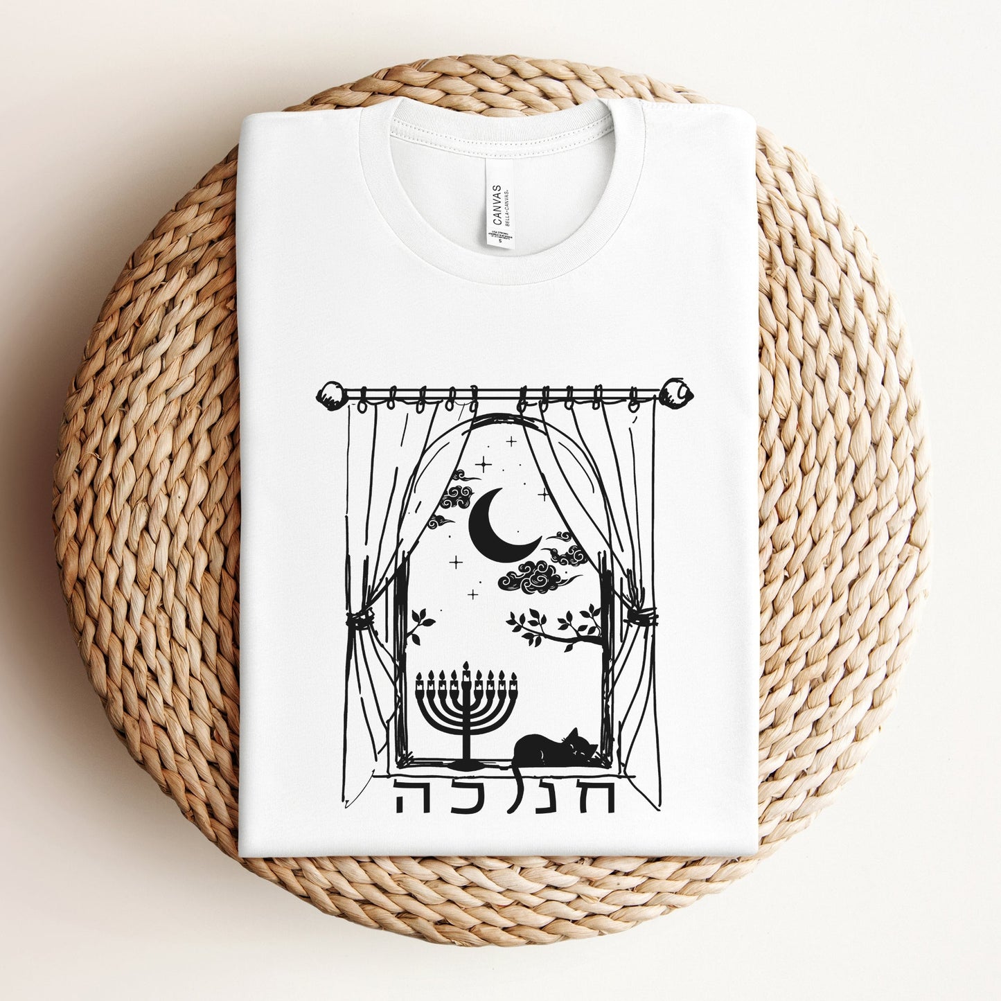 חנוכה | Hanukkah Night T-Shirt - Oytiot