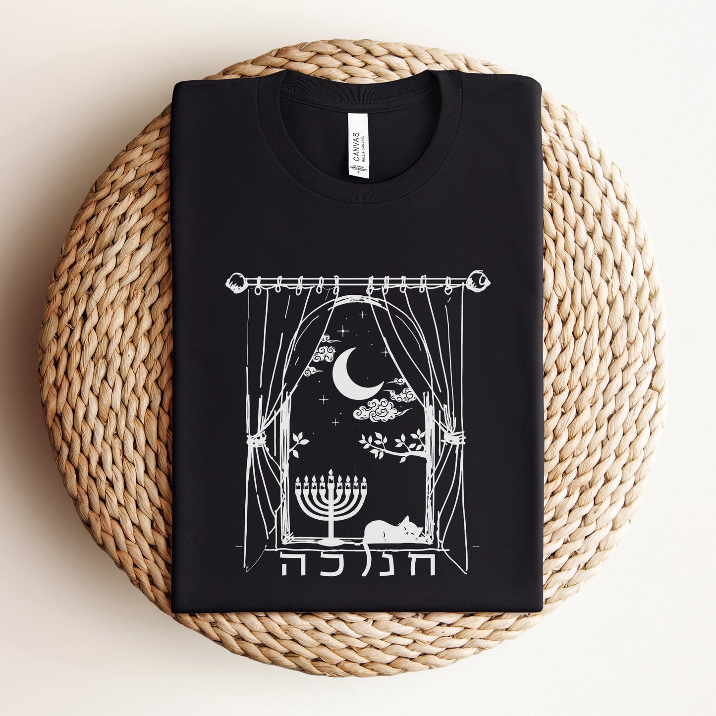 חנוכה | Hanukkah Night T-Shirt - Oytiot