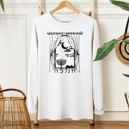 חנוכה | Hanukkah Nights Long Sleeve Tee - Oytiot