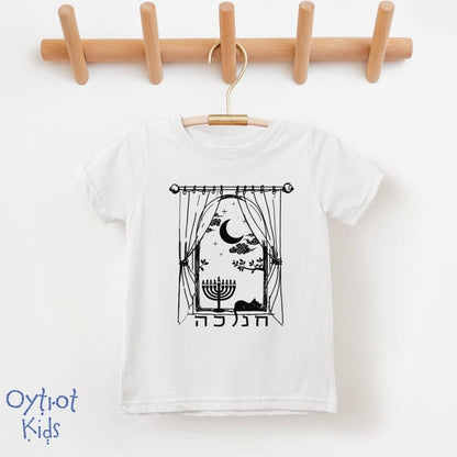חנוכה | Hanukkah Window Toddler T-shirt - Oytiot