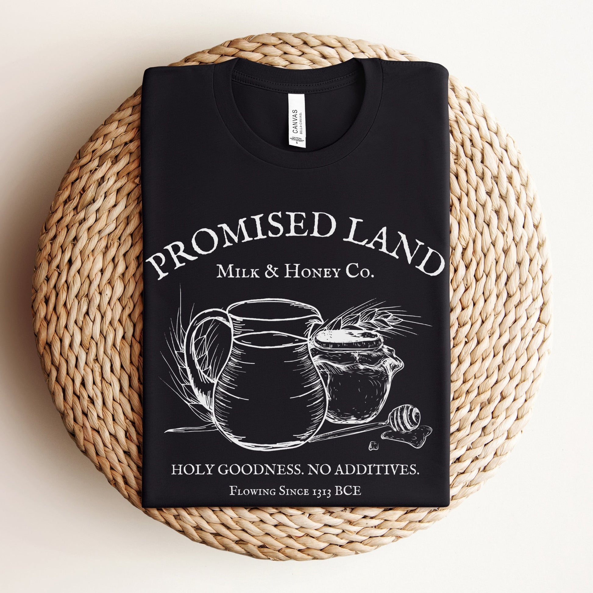 Promised Land Milk & Honey Co. | Shavuot Humor T-shirt - Oytiot