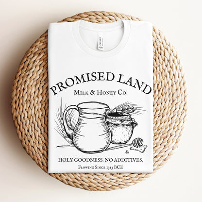 Promised Land Milk & Honey Co. | Shavuot Humor T-shirt - Oytiot