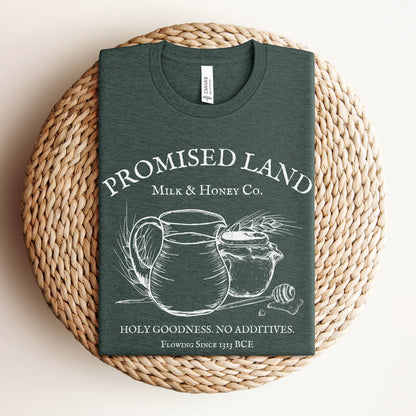 Promised Land Milk & Honey Co. | Shavuot Humor T-shirt - Oytiot