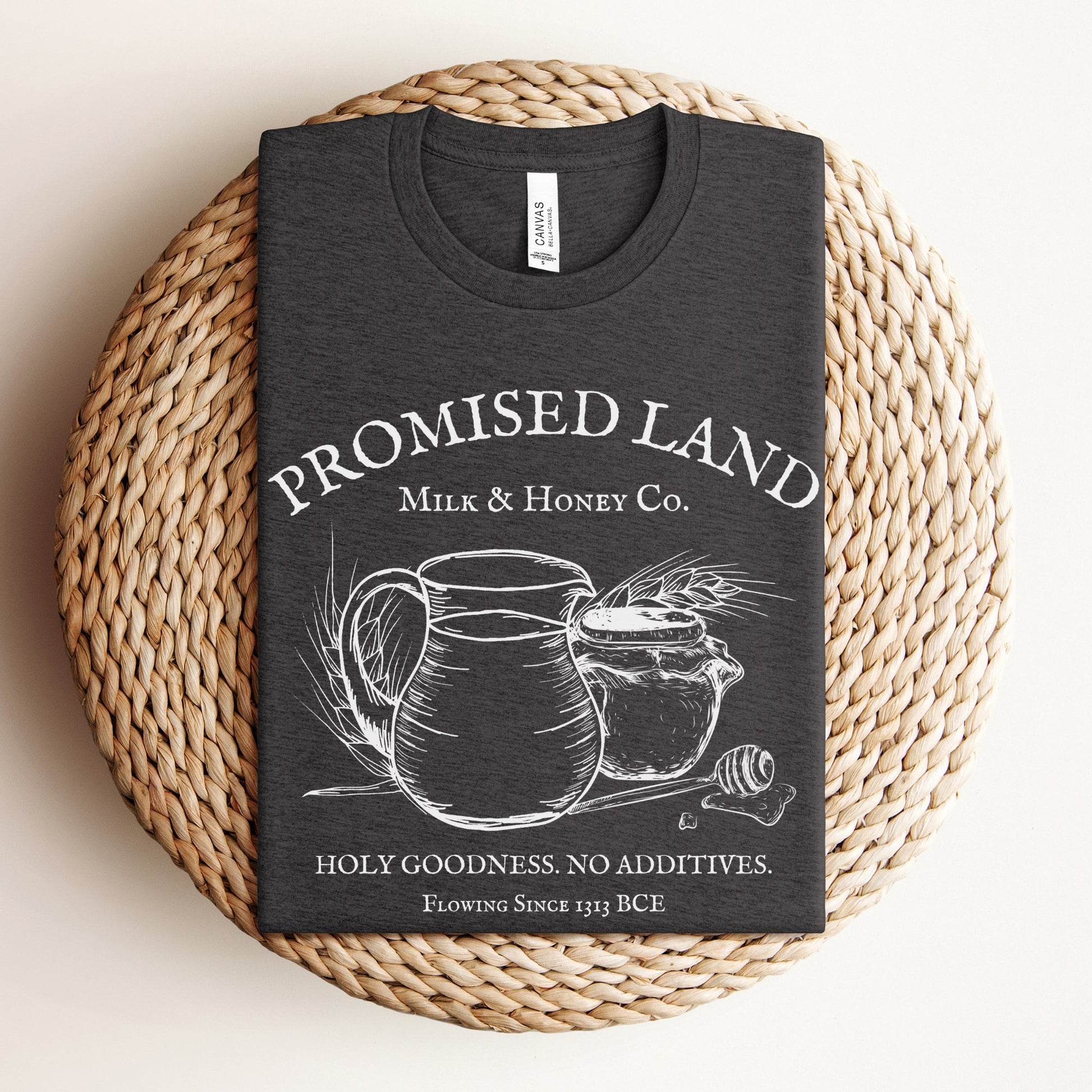 Promised Land Milk & Honey Co. | Shavuot Humor T-shirt - Oytiot