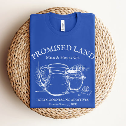 Promised Land Milk & Honey Co. | Shavuot Humor T-shirt - Oytiot