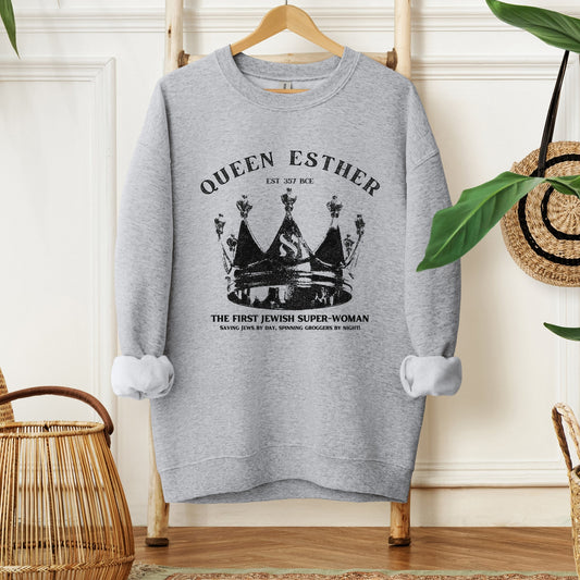Purim Sweatshirt | Queen Esther - Oytiot