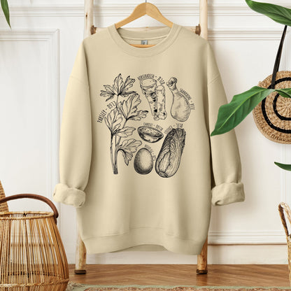 Seder Plate | Leil Haseder Passover Sweatshirt - Oytiot