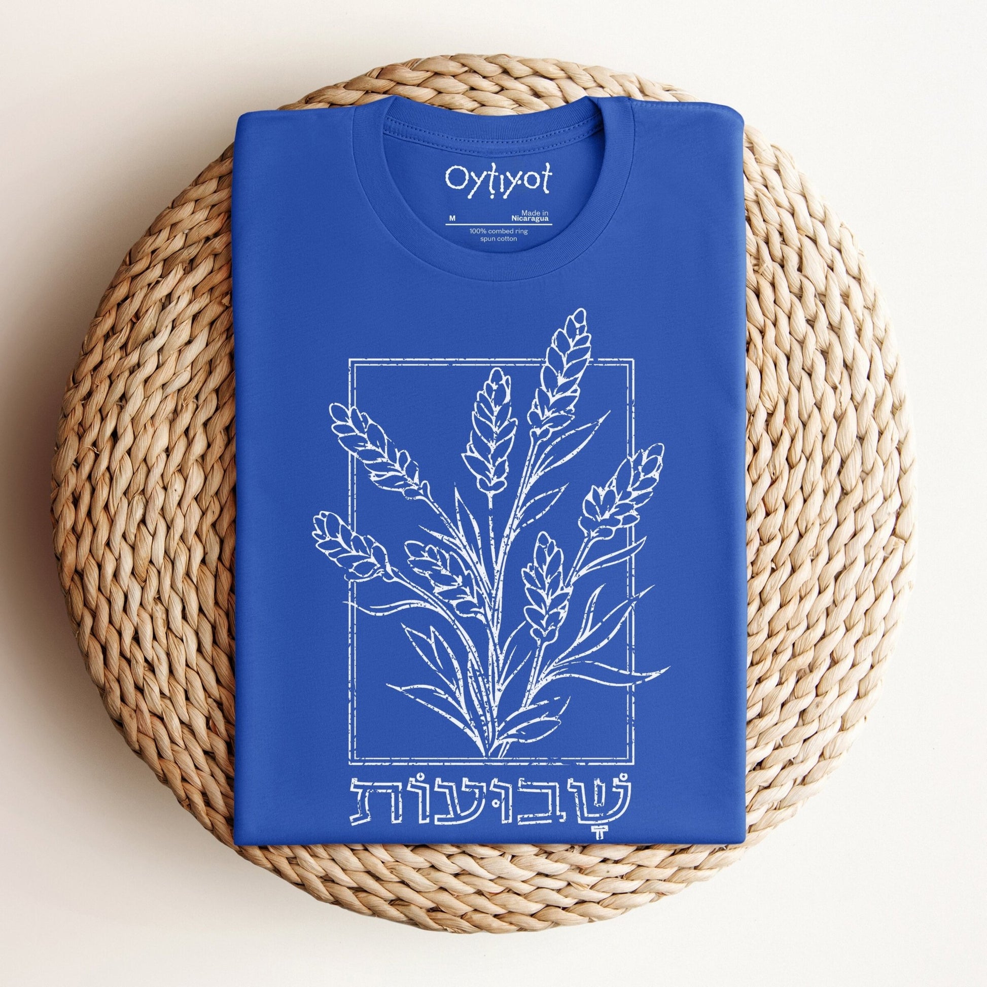 שבועות | Feast Of Weeks Hebrew T-shirt - Oytiot