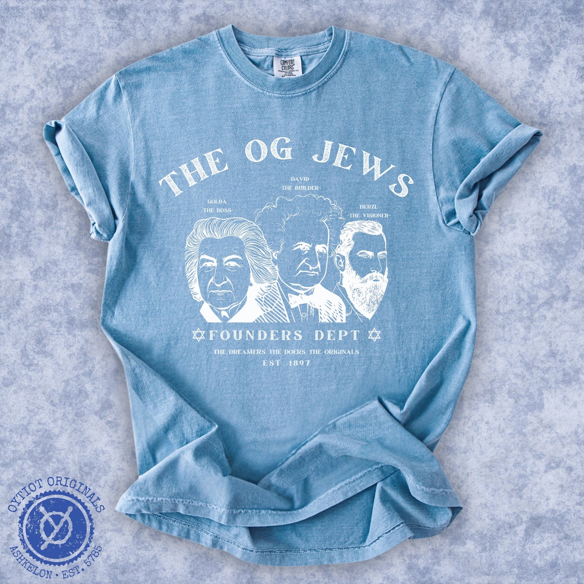 The OG Jews | Founders Dept. Washed T-shirt - Oytiot