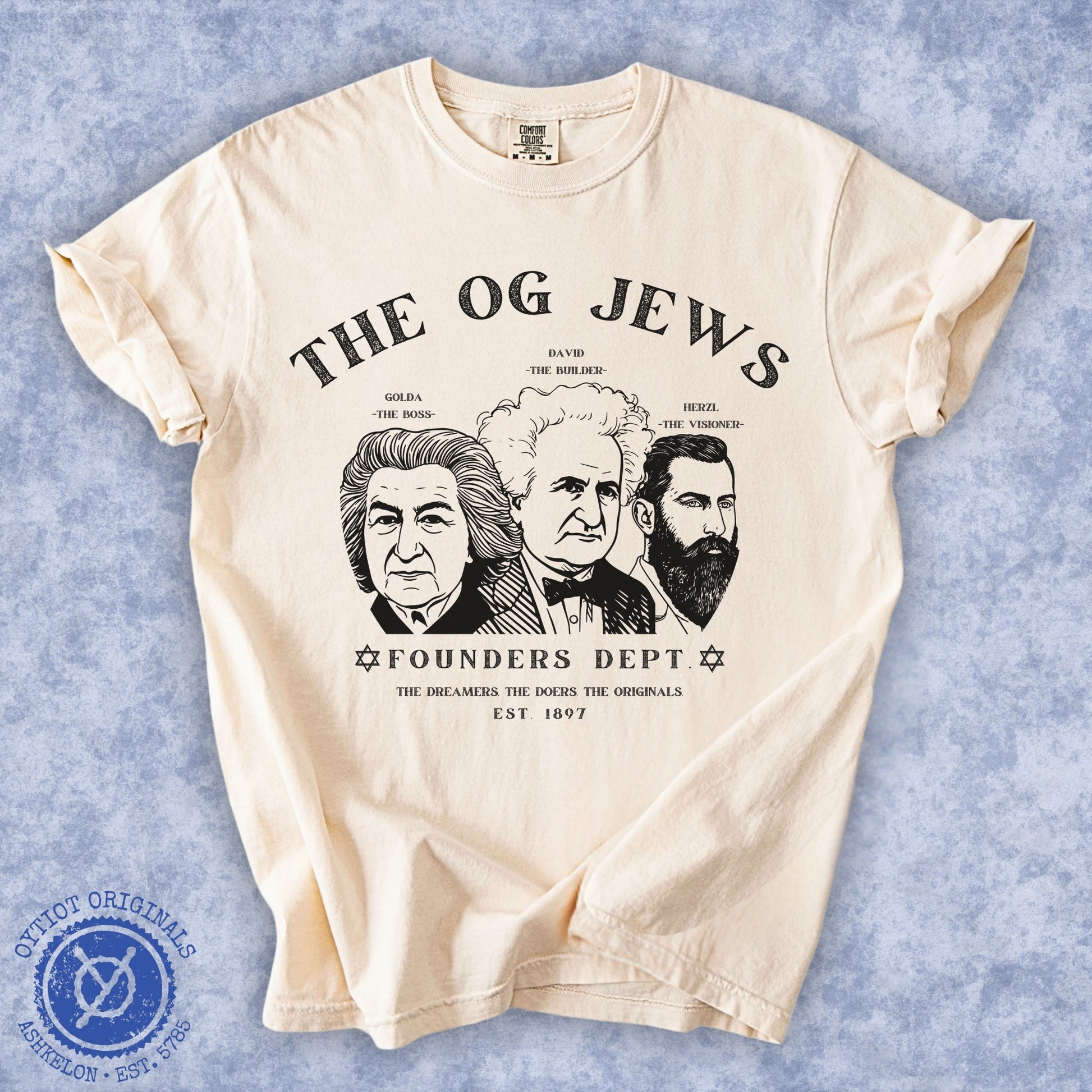 The OG Jews | Founders Dept. Washed T-shirt - Oytiot