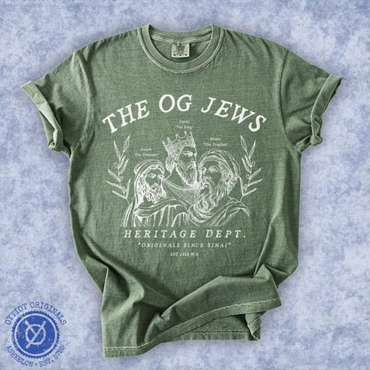 The OG Jews | Heritage Dept. Washed T-shirt - Oytiot