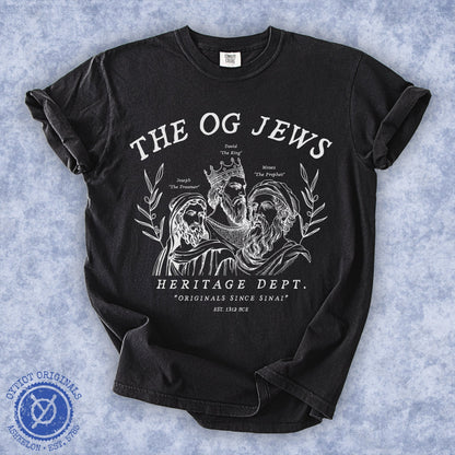 The OG Jews | Heritage Dept. Washed T-shirt - Oytiot