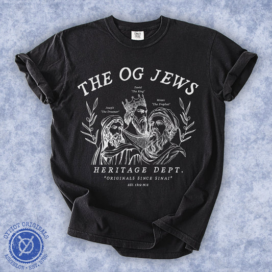 The OG Jews | Heritage Dept. Washed T-shirt - Oytiot