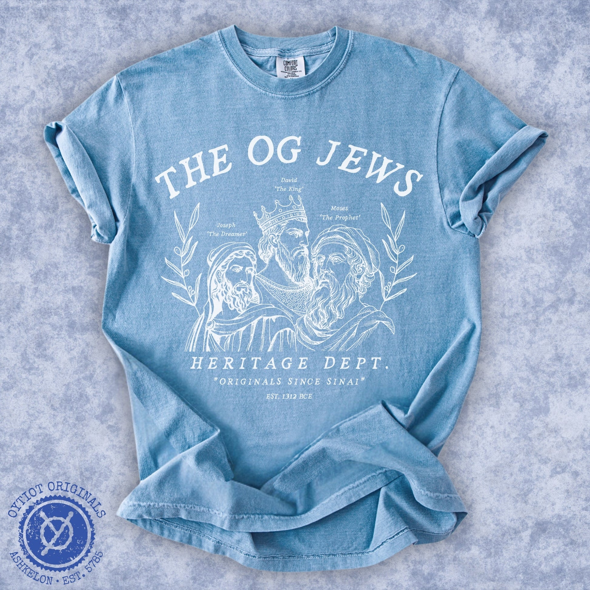 The OG Jews | Heritage Dept. Washed T-shirt - Oytiot