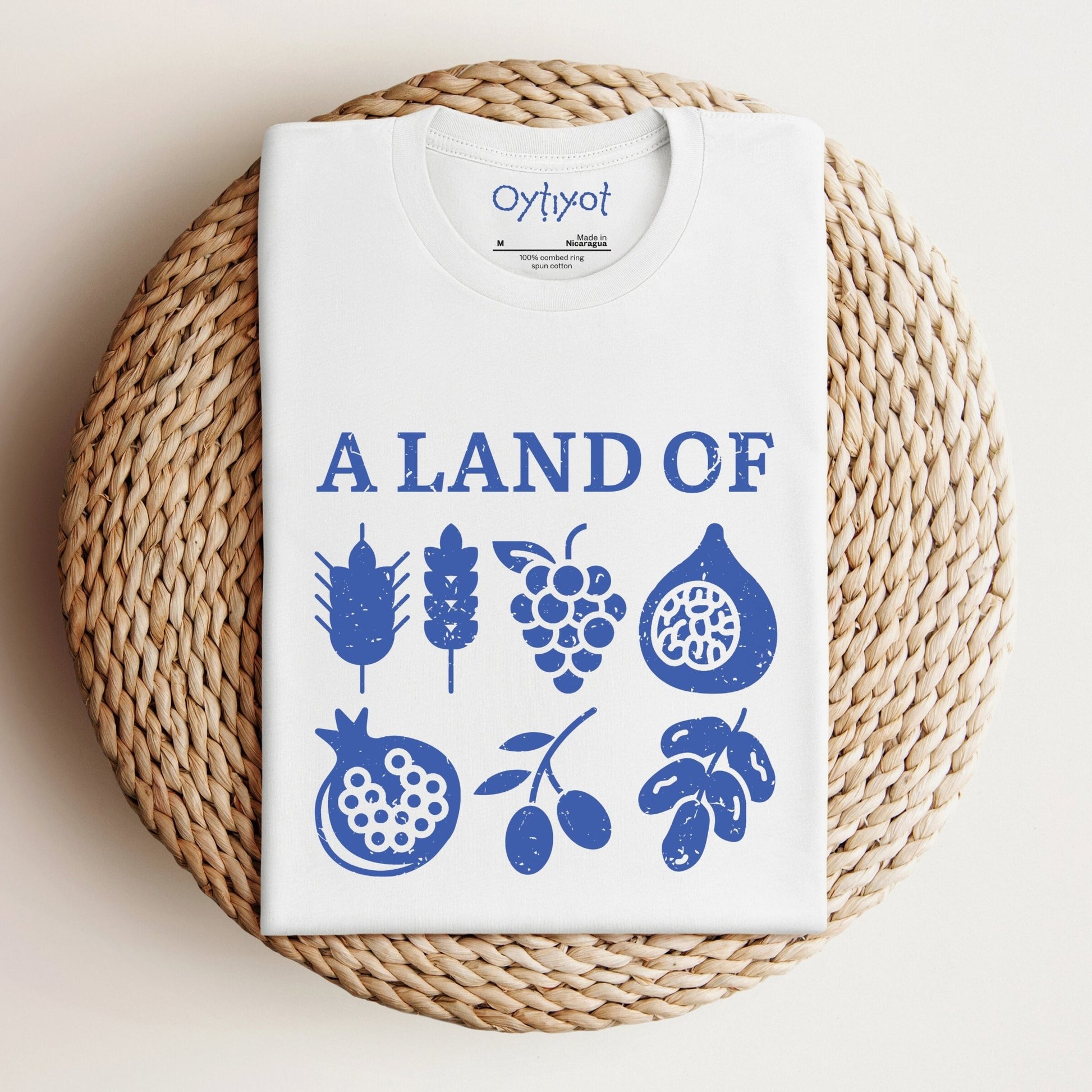 The Seven Species (Shivat Haminim) T-shirt - Oytiot