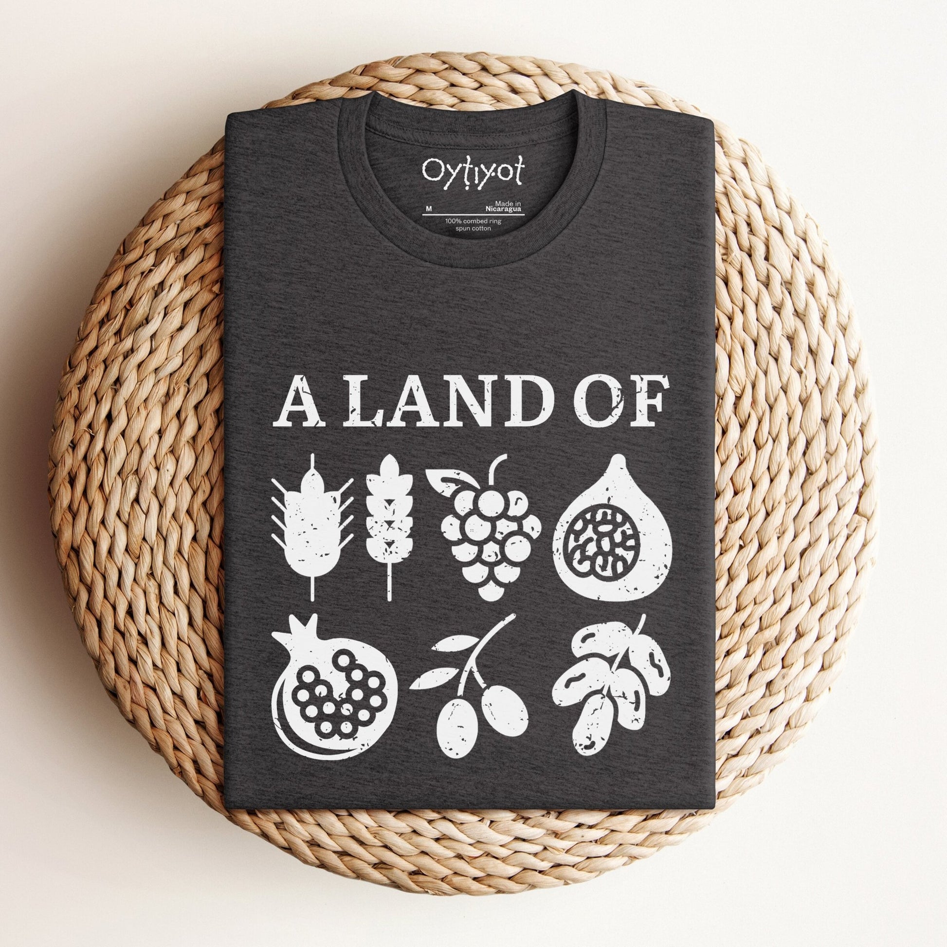 The Seven Species (Shivat Haminim) T-shirt - Oytiot