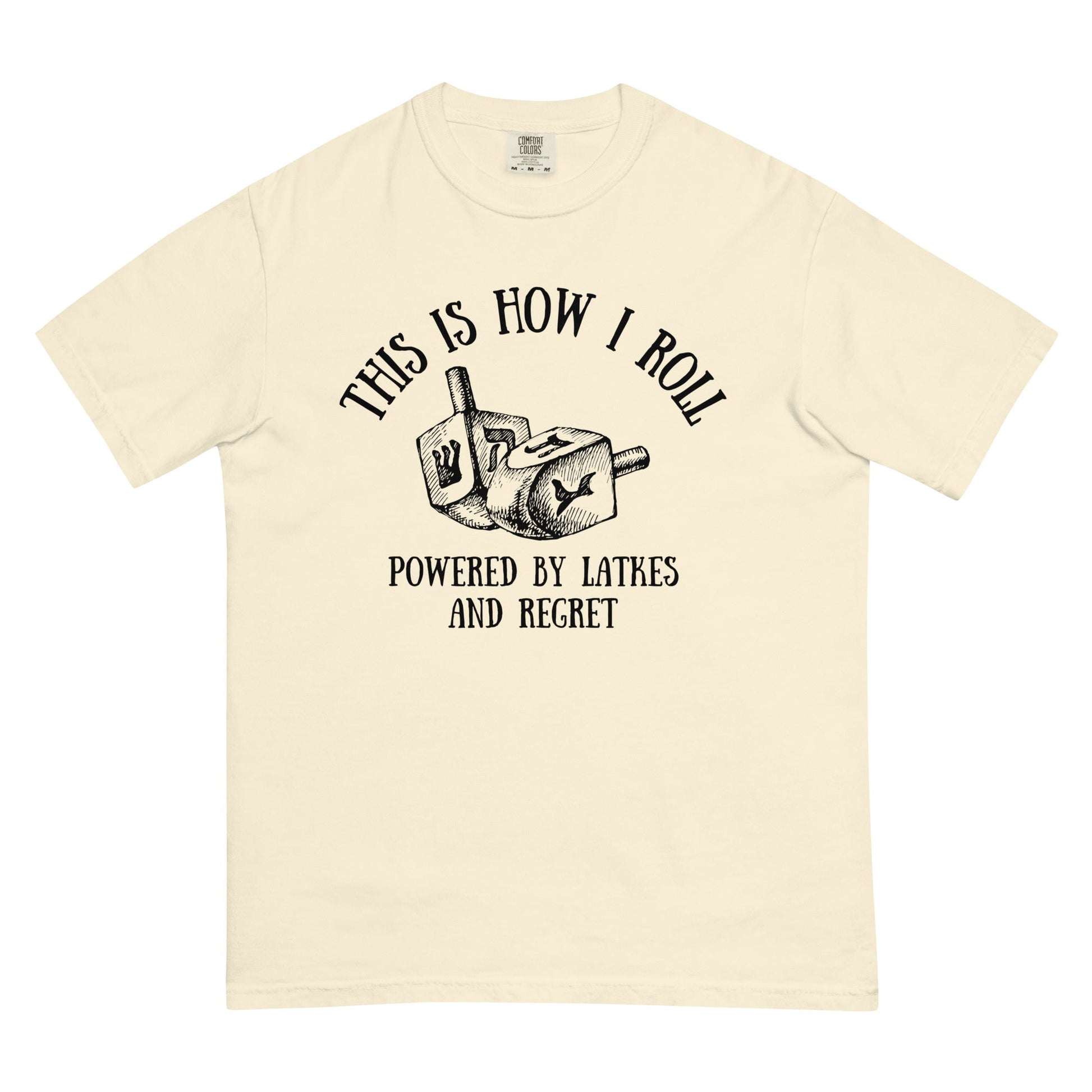 This Is How I roll | Hanukkah Humor Washed T-shirt - Oytiot