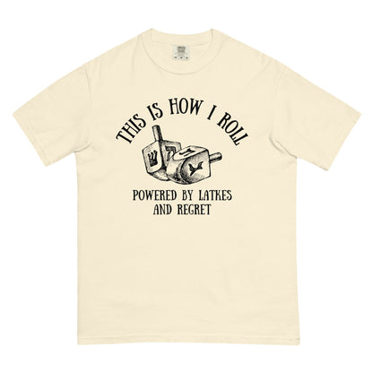 This Is How I roll | Hanukkah Humor Washed T-shirt - Oytiot