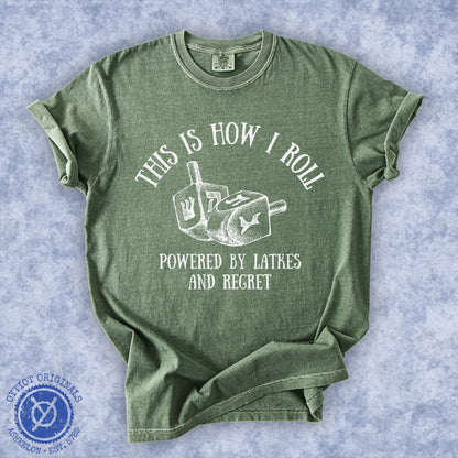 This Is How I roll | Hanukkah Humor Washed T-shirt - Oytiot