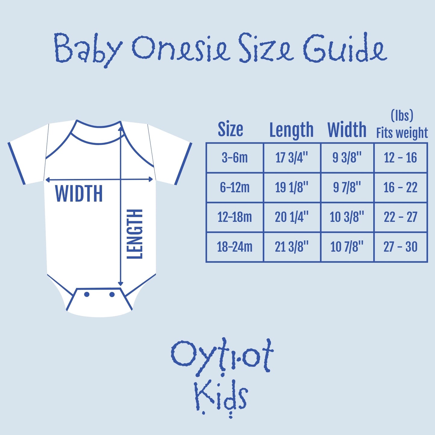 תקוה | Hope in Hebrew Baby Onesie - Oytiot