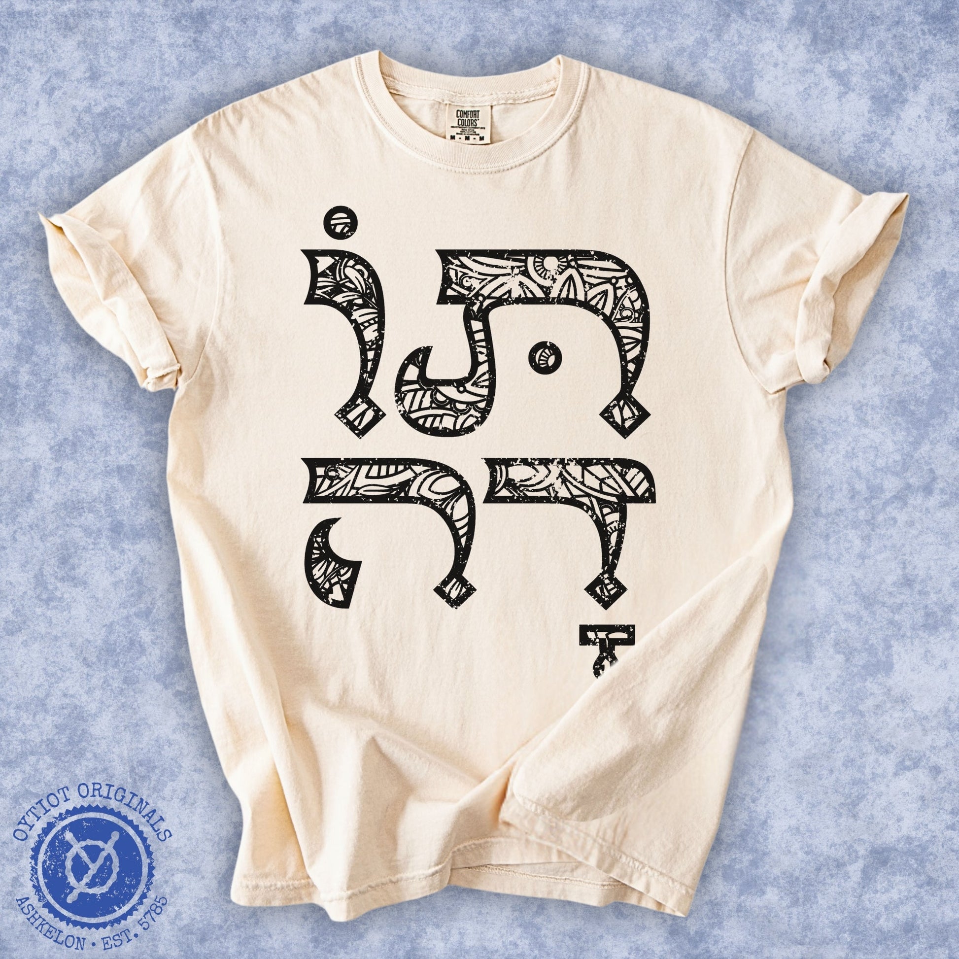 תודה | Thank you In Hebrew Washed T-shirt - Oytiot