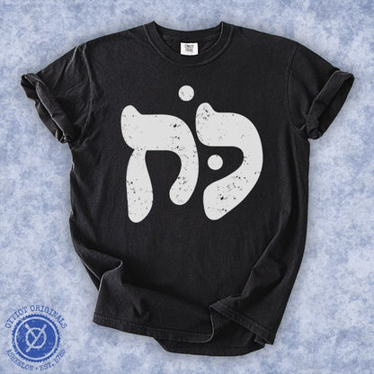 כוח | Power in Hebrew Washed T-shirt - Oytiot
