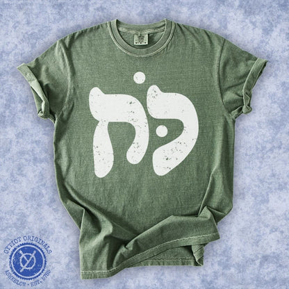 כוח | Power in Hebrew Washed T-shirt - Oytiot